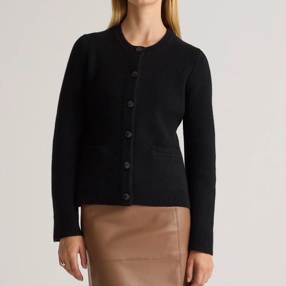 NWOT Quince Mongolian Structured Cardigan